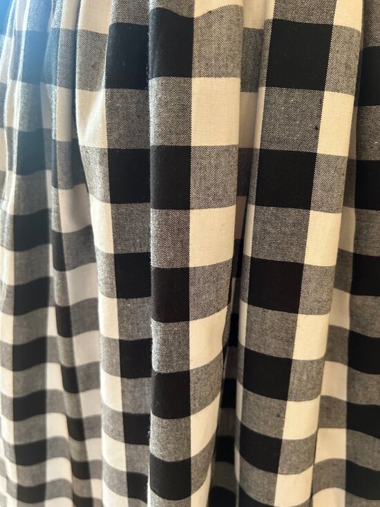 Bernie Dexter Black Gingham Skirt and Top Set - Picture 5 of 10